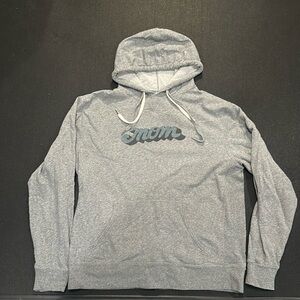 Mom grey hoodie with front pocket